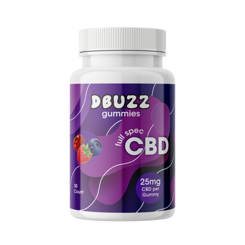 Gummies with 25mg CBD (Full Spectrum) 30 ct.