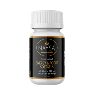 Energy & Focus Softgels with 20mg CBD & 10mg CBG