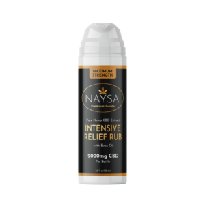 Intensive Relief Rub with Emu Oil and 2,000mg CBD