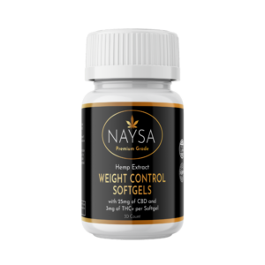 Weight Control Softgels with 25mg CBD & 3mg THCv